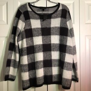 Plaid sweater